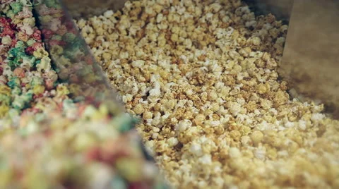Popcorn Machine Popcorn Vídeo Stock 55891312
