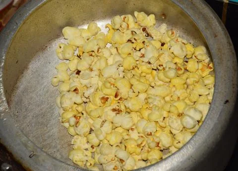 Popcorn making Stock Photos