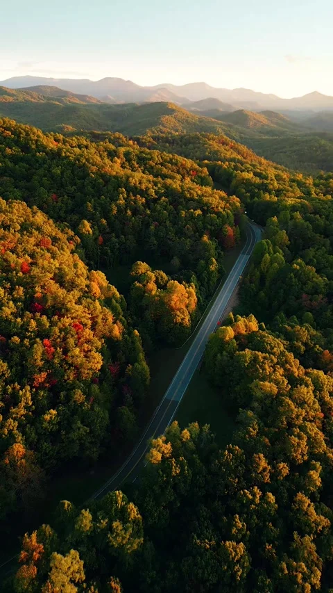 Popcorn Overlook - Vertical Video stock 253334775