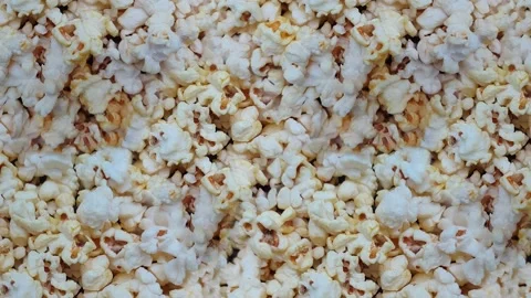 Popcorn panorama looped texture background Stock Footage 196743124