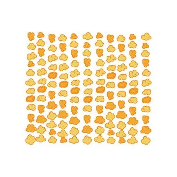 Popcorn pattern 4 Stock Illustration