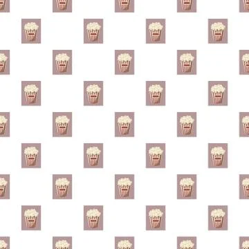 Popcorn pattern Stock Illustration