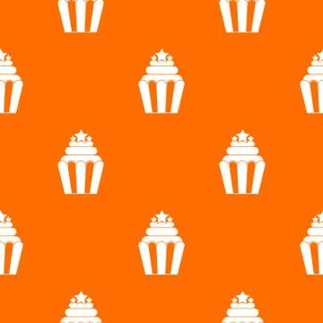 Popcorn pattern seamless Stock Illustration