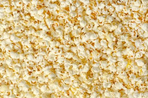 Popcorn, popped corn, surface and background Stock Photos