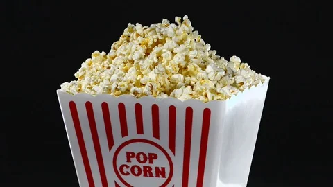 Popcorn rotating Stock Footage 81569368