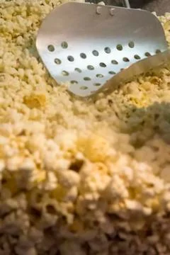 Popcorn &amp; scooper Stock Photos