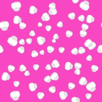 Popcorn seamless pattern. Food background. Feed texture Stock Illustration