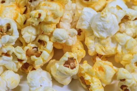 Popcorn snack closeup Stock Photos