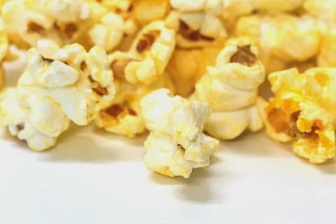 Popcorn snack closeup Stock Photos