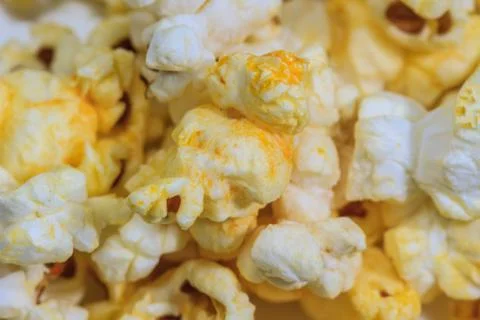 Popcorn snack closeup Stock Photos