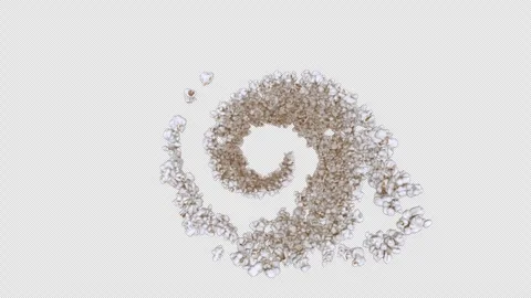 Popcorn Swirl on Alpha Video stock 275336444