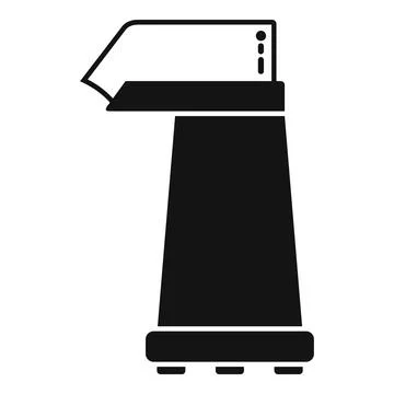 Popcorn tool icon simple vector. Seller cooking Illustrazione stock