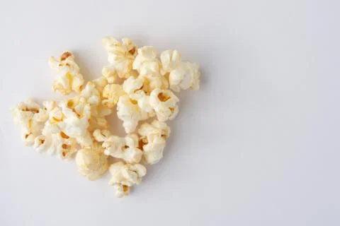 Popcorn Top View Foto stock