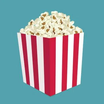 Popcorn vector Stock Illustration