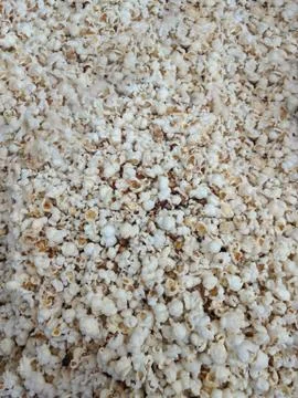 Popcorn with white background Stock Photos