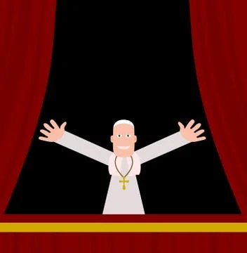 Pope Stock Illustration