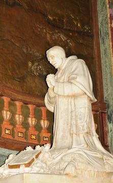 Pope praying Stock Photos