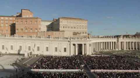 The pope recalls a 2025 marked by war, Ciudad del Vaticano, VA - 31 Dec 2025 Stock Footage 325392637