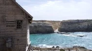 Popeye's Village, Panning Shot Of The Nature Background Of The Film Set Stock Footage