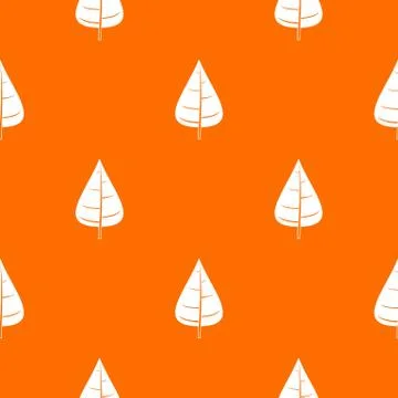 Poplar leaf pattern seamless イラスト素材