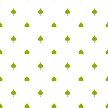 Poplar leaf pattern seamless Stockillustratie