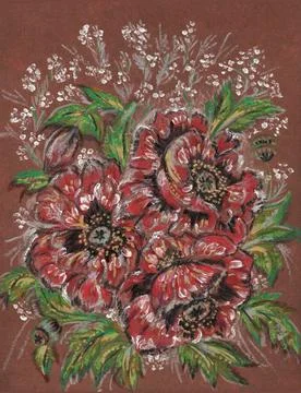 Poppies 스톡 일러스트