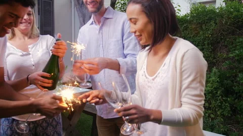Popping champagne Stock Footage 58284039