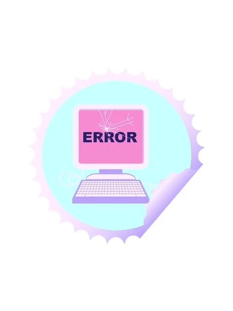 Popping motion animation of broken computer graphic vector illustration rou.. Stock Footage 324075143