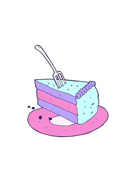 Popping motion animation of cake design Stock Footage 324061794