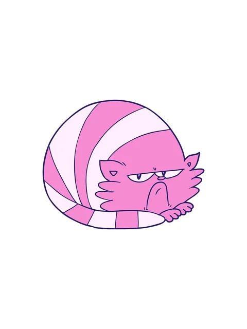 Popping motion animation of cartoon grumpy cat 動画素材 324152813