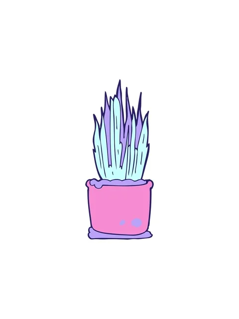 Popping motion animation of cartoon house plant Stock Footage 324330341