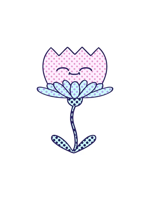 Popping motion animation of comic book style cartoon of a flower Stock Footage 324262758