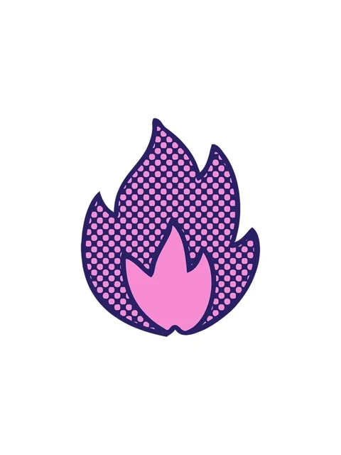 Popping motion animation of comic book cartoon of a fire 스톡 동영상 324328013