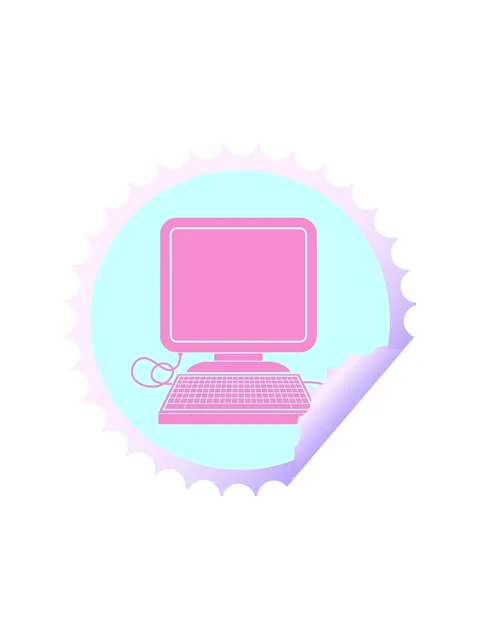 Popping motion animation of computer with mouse and screen circular peeling.. Stock Footage 324397748