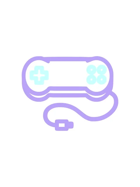 Popping motion animation of console game controller symbol icon Video stock 324133917