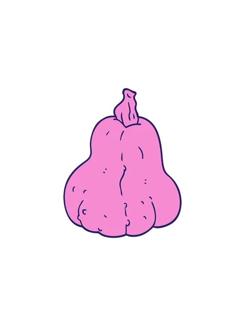 Popping motion animation of drawing of a squash Vídeos de archivo 324283763