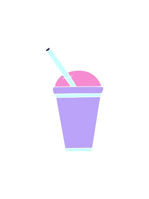 Popping motion animation of flat symbol quirky soft drink icon Stock Footage 324165779