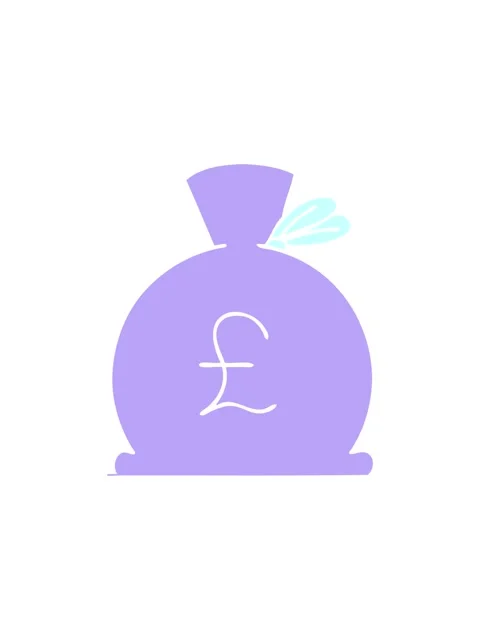 Popping motion animation of flat symbol of a bag of money Stock Footage 324484216