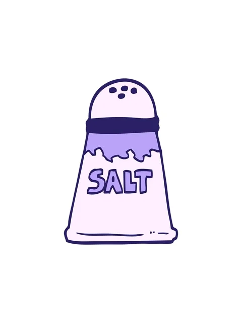 Popping motion animation of hand drawn doodle style cartoon salt shaker Stock Footage 324357953