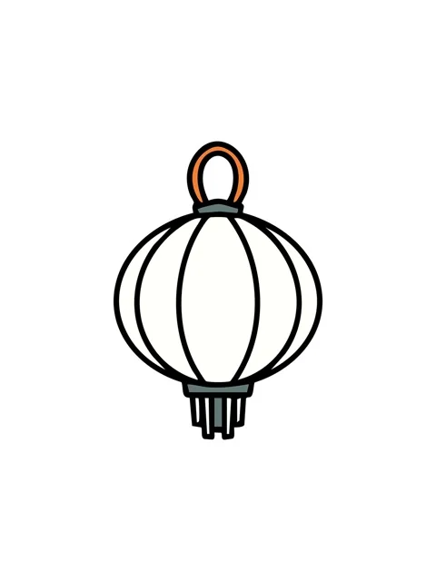 Popping motion animation of paper lantern traditonal japanese craft 動画素材 324423965