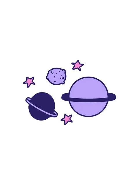 Popping motion animation of planets design Stock Footage 324193546