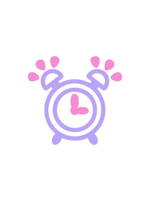 Popping motion animation of ringing alarm clock symbol icon Stock Footage 324387954