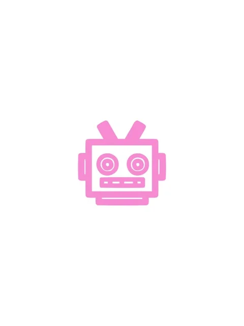 Popping motion animation of robot head symbol icon Stock Footage 324336214