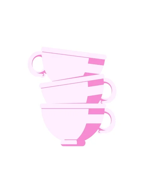 Popping motion animation of stack of cups graphic vector illustration icon Stock Footage 324280569
