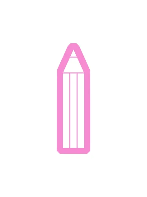 Popping motion animation of vector illustration of a pencil icon Video stock 323602312