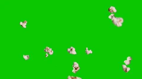 Popping Popcorn with Depth Blur Stock Footage 114786647
