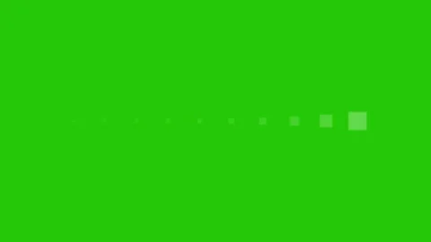 Popping Squares,  Loading Icon Animation on Green Background Stock Footage 275830793