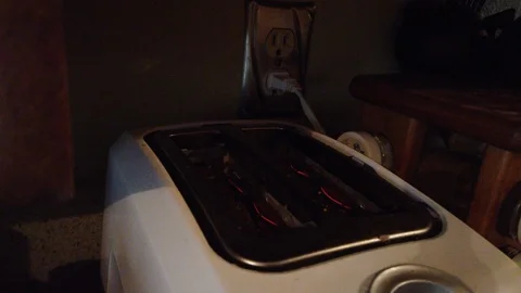 Popping Toast Stock Footage 111188148