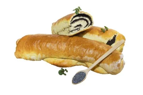 Poppy roll Stock Photos