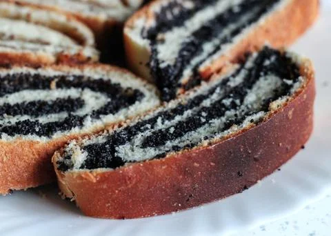 Poppy Strudel Stock Photos
